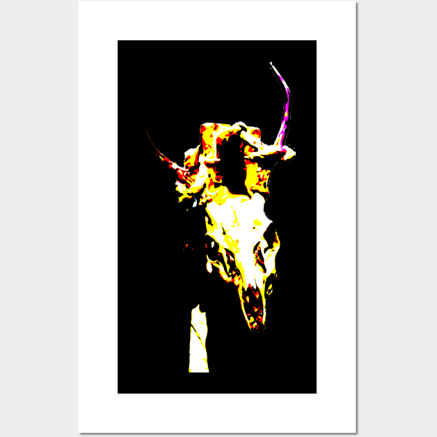 dead animal head Wall Art by rickylabellevie